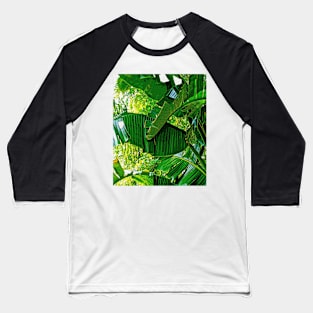 Tropical Leaves Baseball T-Shirt